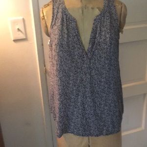 Silk sleeveless top